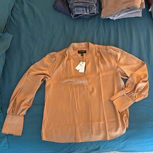 Banana Republic Crepe Volume-Sleeve Blouse